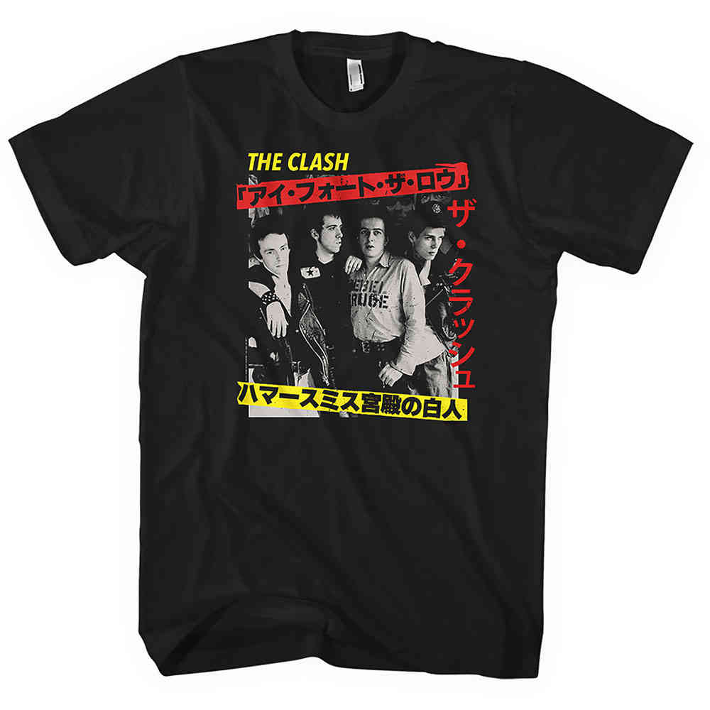 The Clash - Kanji T-shirt Homme - Noir